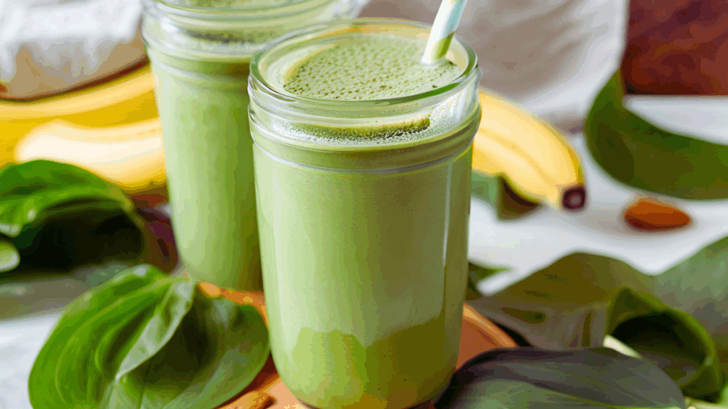 Abnehm-Booster: Grüner Smoothie zum Abnehmen mit Spinat & Avocado