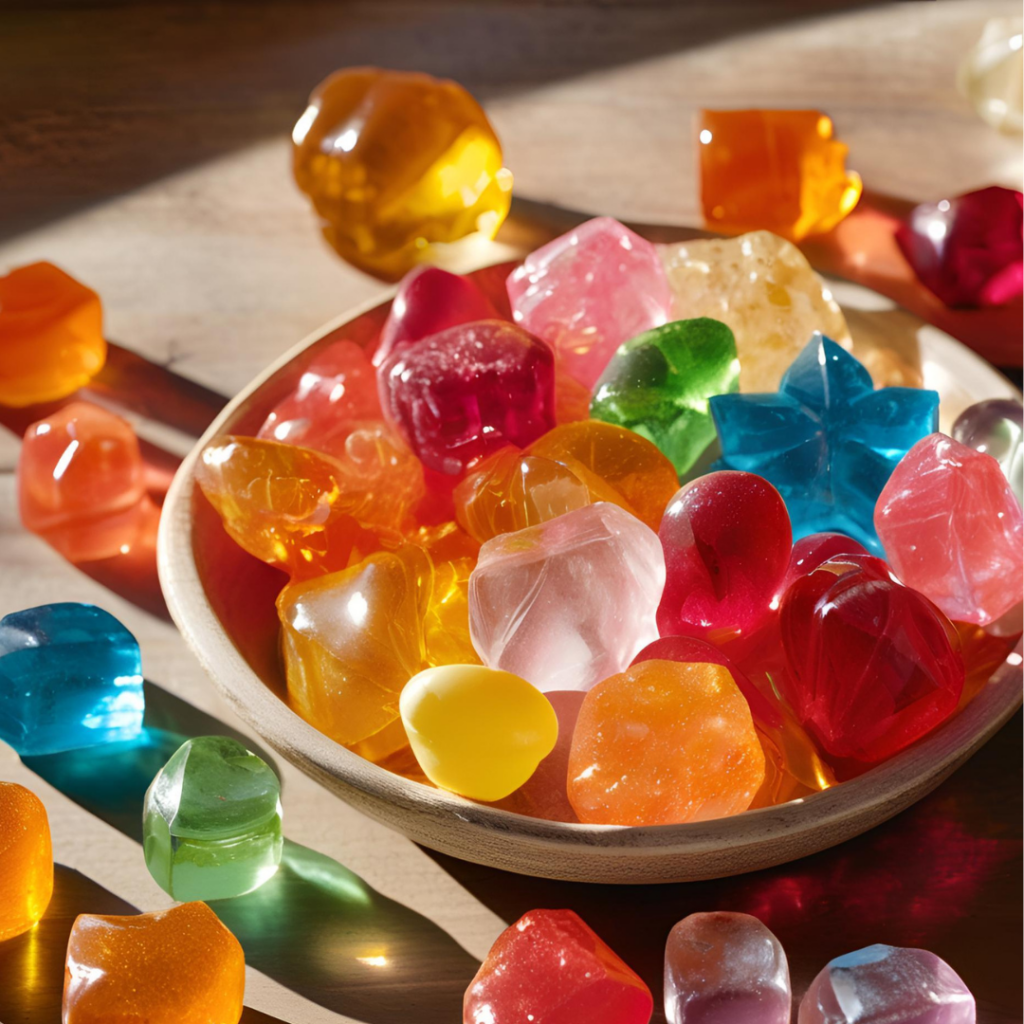 Superfood Crystall Candys mit natürlichen Farben – Der süße Trend zum Selbermachen!