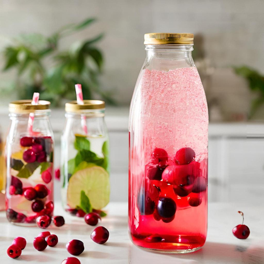 Detox mit Cranberry Wasser