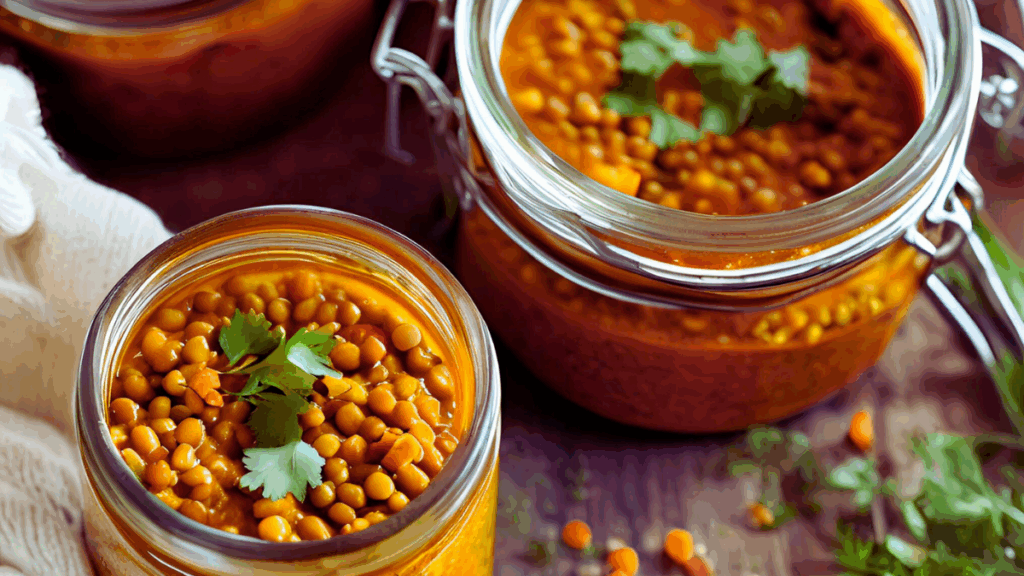 Linsen-Curry im Glas – schnell vorbereitet & perfekt für unterwegs
