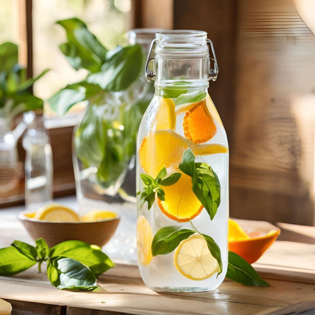 Citrus-Basilikum-Wasser – erfrischend, leicht & gut für dich