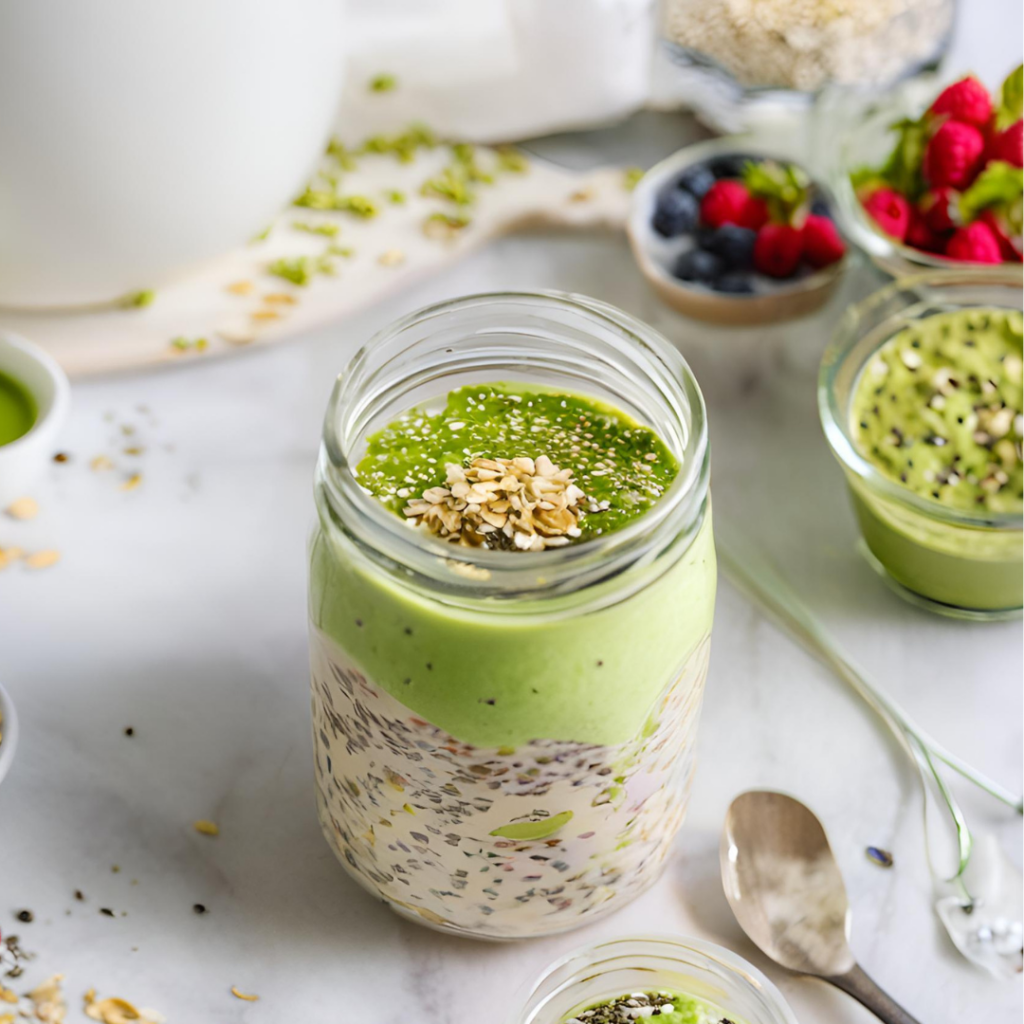 Matcha Overnight Oats – das perfekte Frühstück für Energie & Fokus