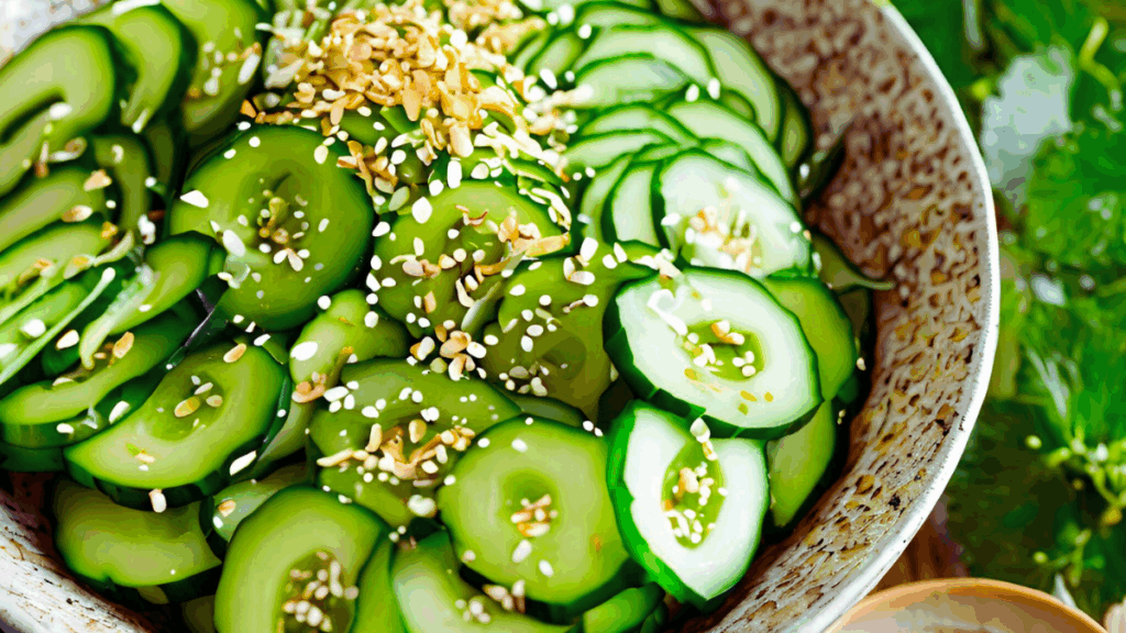 Japanischer Gurkensalat – erfrischend, leicht & einfach gemacht! Beitragsbild