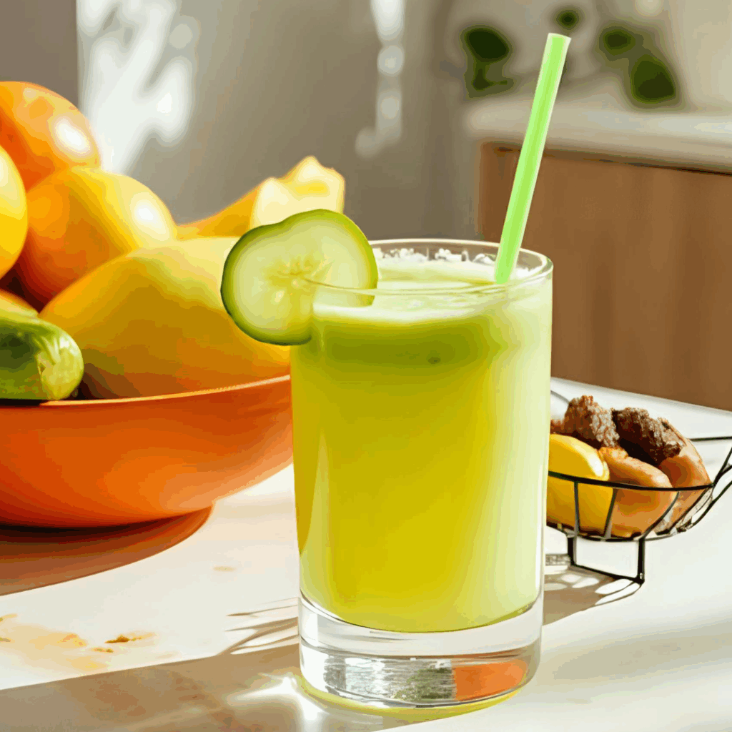 Honigmelonen Gurken Smoothie – erfrischend, leicht & perfekt für heiße Tage