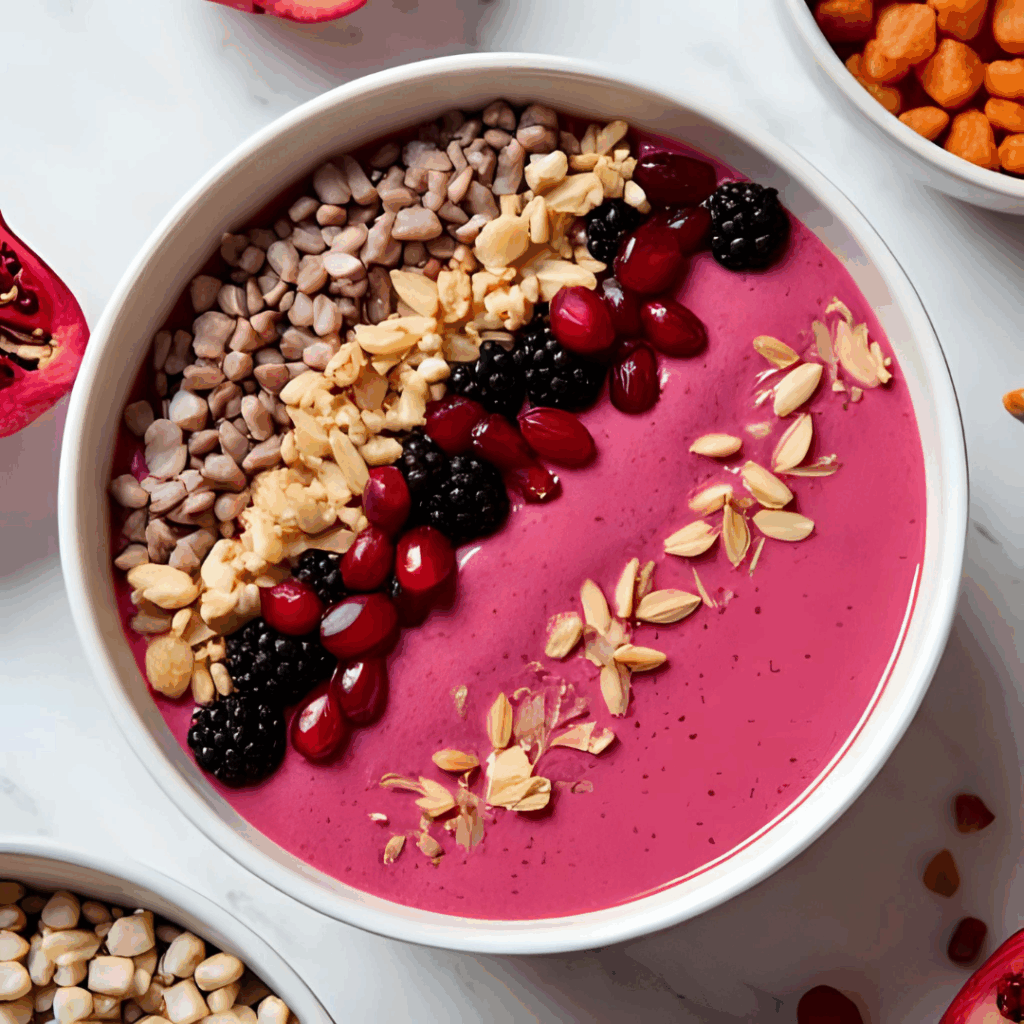 Granatapfel Smoothie Bowl – fruchtig, frisch & einfach unwiderstehlich