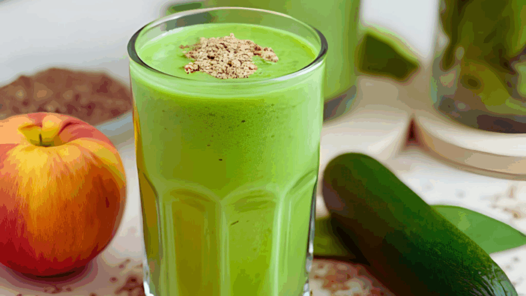 Green Detox Smoothie – Der grüne Power-Start für deinen Körper Beitragsbild