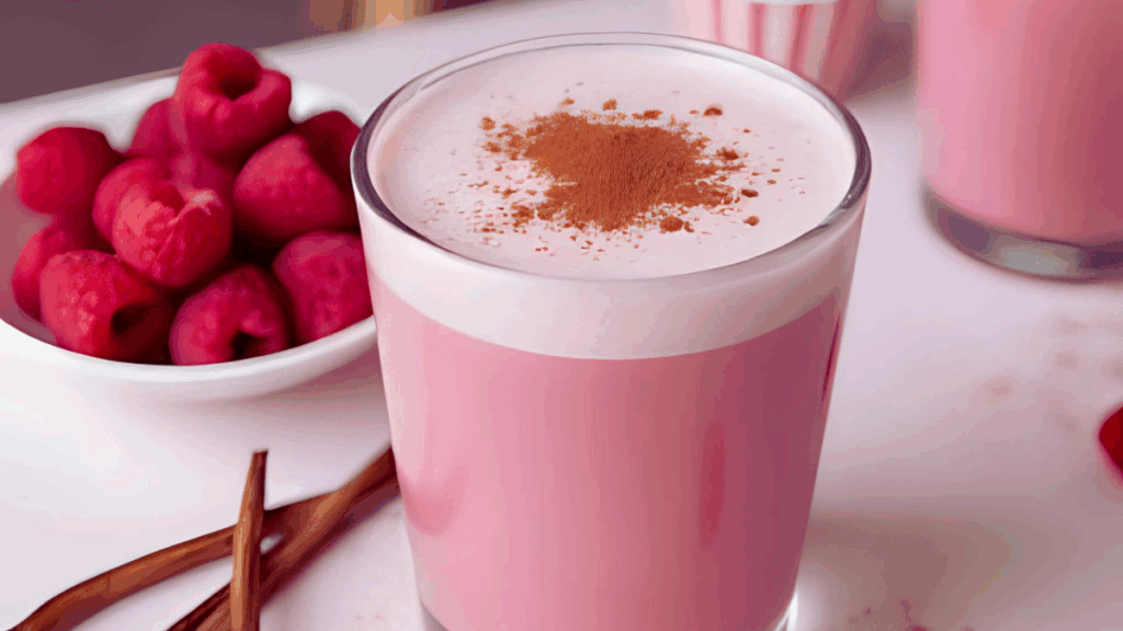 Pink Latte mit Himbeerpulver – Genuss mit Farbe, Geschmack & Wow-Effekt Beitragsbild