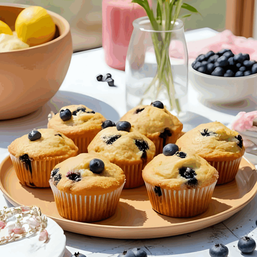 Saftige Frühstücksmuffins mit Blaubeeren – dein perfekter Start in den Tag