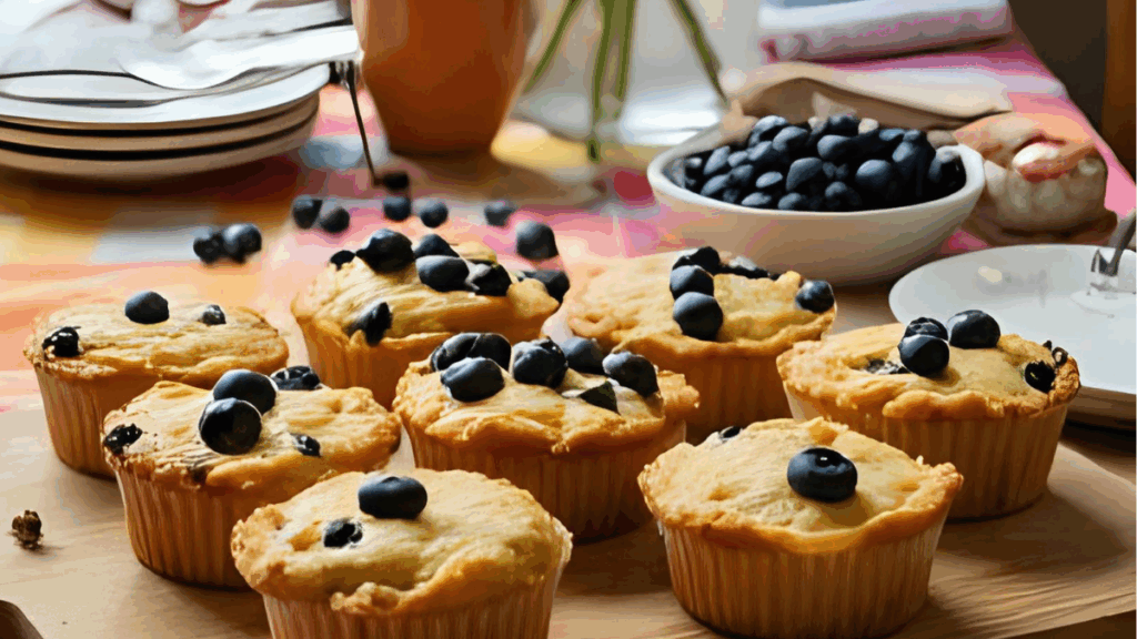 Saftige Frühstücksmuffins mit Blaubeeren – dein perfekter Start in den Tag Beitragsbild