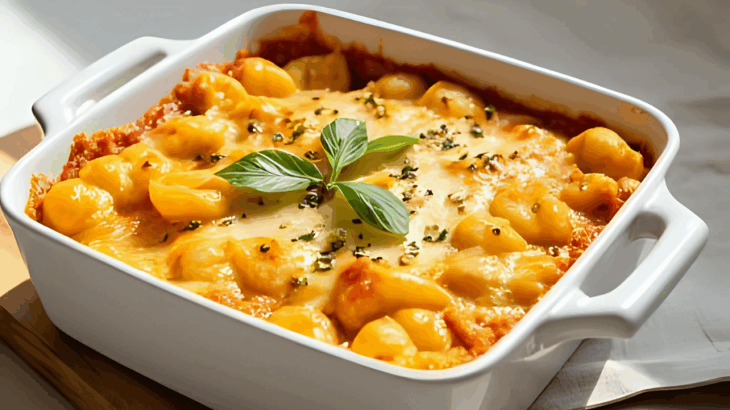 Gnocchi Kürbis Auflauf – herbstlich, cremig & unwiderstehlich lecker Beitragsbild