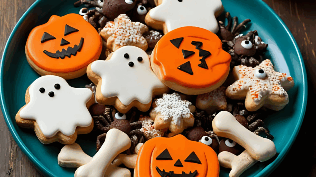 Gruselige Halloween-Kekse mit Kindern backen – schnelle Ausstecher-Rezepte Beitragsbild