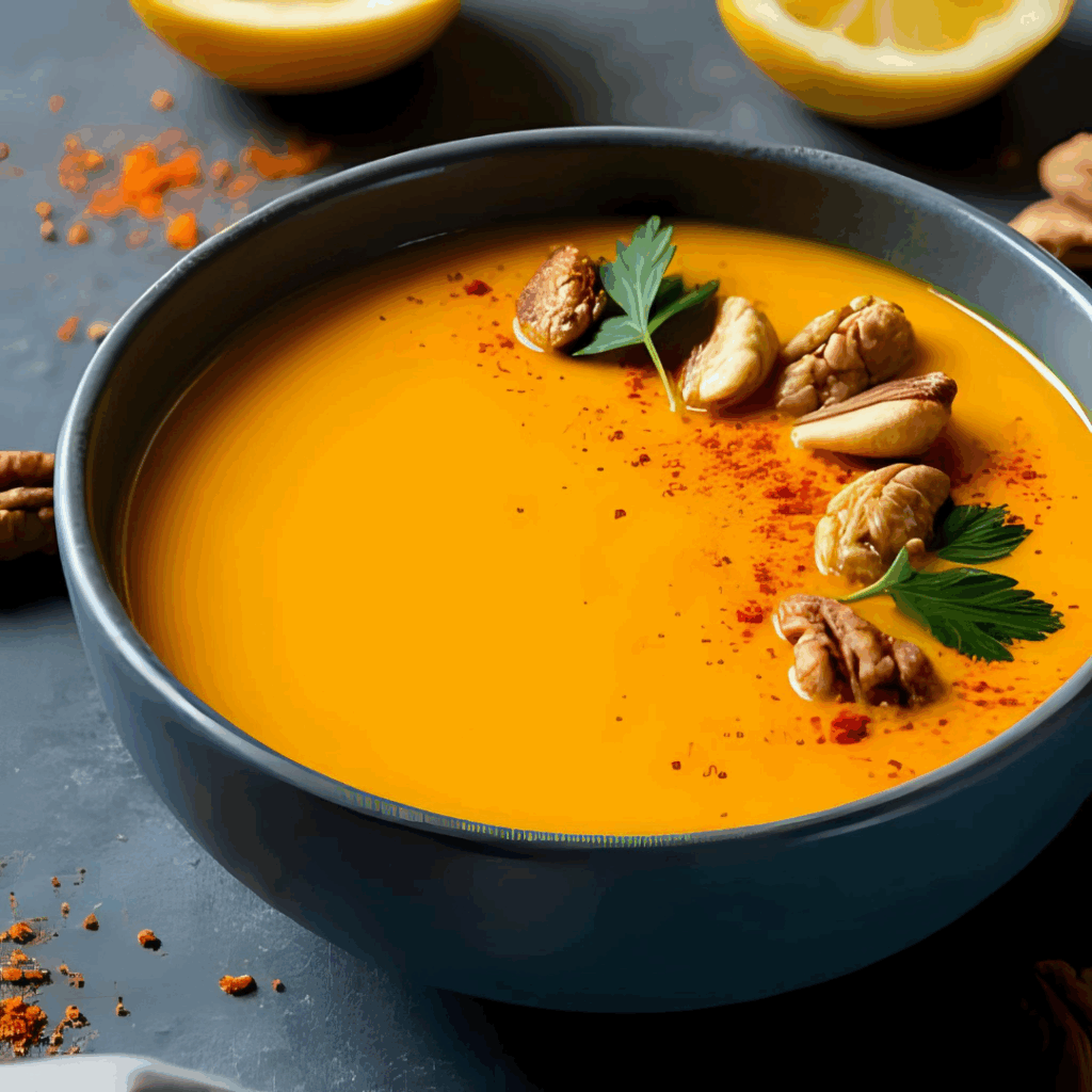 Kürbissuppe mit Ingwer und Kokosmilch – Herzhafter Herbstgenuss für die ganze Familie