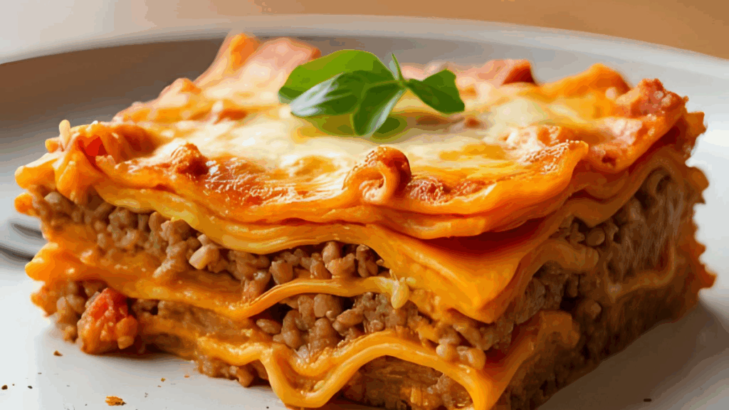 Kürbislasagne mit Hackfleisch – herzhaft, cremig & unwiderstehlich lecker Beitragsbild